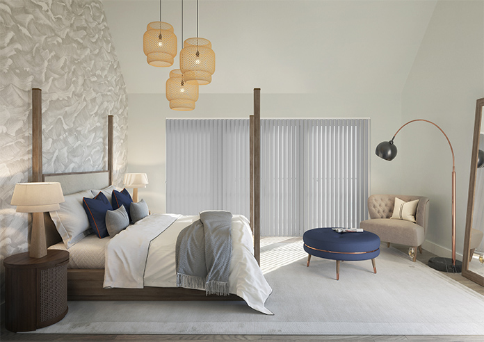 Toulouse (Blackout), Textured Dark Grey - Vertical Blind - Image 8